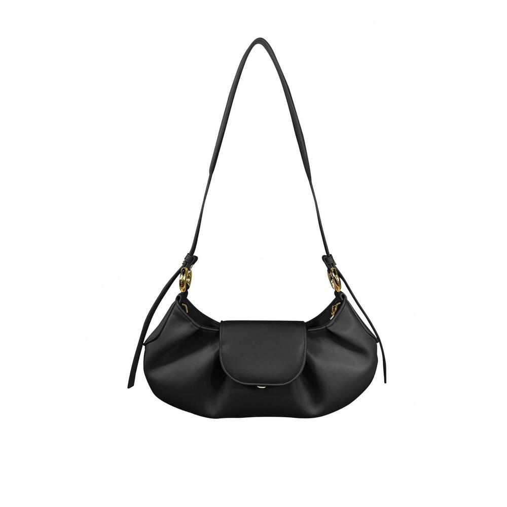 NEW THEMOIRÈ women's mimesi vegan shoulder bag in black